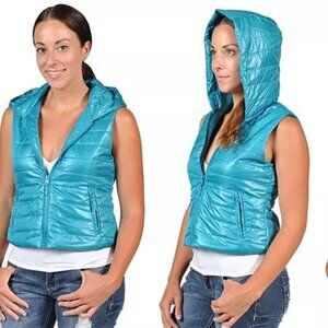 C'EST Toi Quilted Hoodie Vest